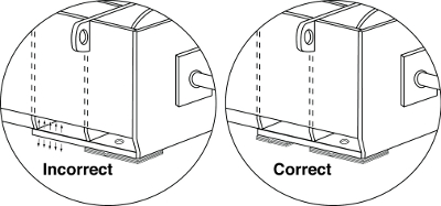 Figure 3: Lack of support beneath the bulkhead (left) will result in higher vibration than when the bulkhead is shimmed correctly (right). Courtesy: EASA