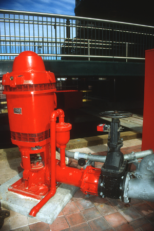 Figure 1: A fire pump such as this does not run often, but it had better work when you need it! Courtesy: EASA